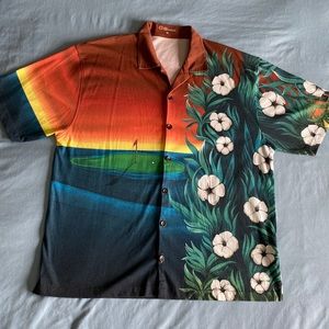 Chiliwear XL Tropical Golf themed shirt